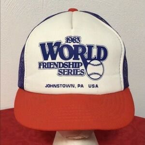 𝅺johnstown World Friendship Series Hat Cap SnapBack